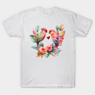 two beautiful love birds T-Shirt